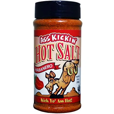 Image of Ass Kickin&#039; Habanero Hot Salt Net Wt: 14oz. by [Foods]