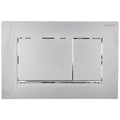 Image of Geberit Sigma 50 Dual Flush Brushed Chrome Plate 5115 788 GH 5 115.788.GH.5