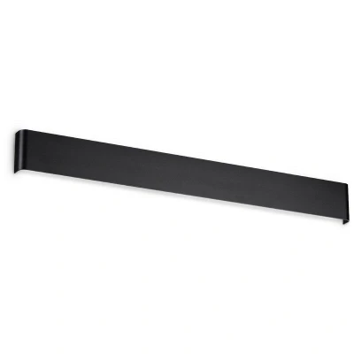 Image of DELTA 83cm Integrated LED Wall Lamp Black, 4000K
