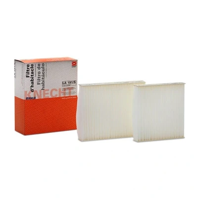 Image of 1609428080, 1609998780, 6447VY, 6447VZ, E146111 Pollen Filter MAHLE ORIGINAL LA 191/S Particulate 150, 200mm 157mm 30,0mm DS: DS3 Hatchback