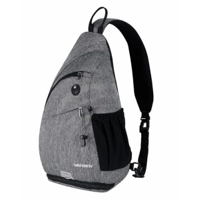 Image of Waterfly Sling Bag Cross Body Small Chest Shoulder Backpack Single Strap Backpacks for Women and Men (Peacock blue)
