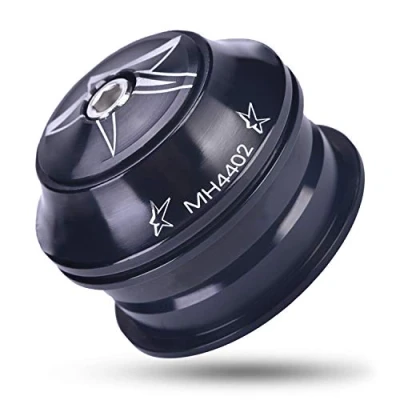 Image of Keenso Bicycle Headsets with 44mm Cups Threadless Aluminium Alloy Headset Replacement Accessory MTB Fsa 1 1/8 Bearings Bike Bearing Set