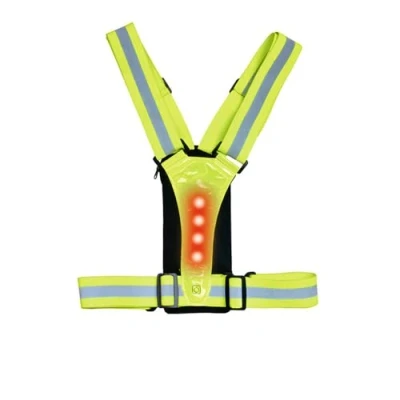 Image of Ultimate Performance Stile LED Runners Phone Vest Fluorescent/Reflective