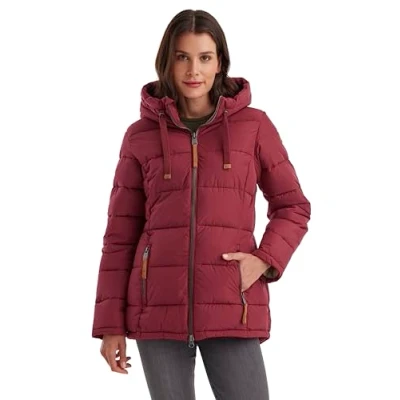 Image of G.I.G.A. DX Women&#039;s Gw 12 Wmn Qltd Jckt Winter Hood, functional jacket in down look, raspberry, 44 (EU)