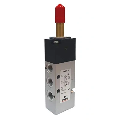 Image of Camozzi 358 015 02 Electro pneumatic Valve, 5/2&quot;, 1/8&quot;, Solenoid Spring
