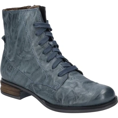 Image of Josef Seibel Sanja 01 Womens Ankle Boots 4 UK Azur Leather