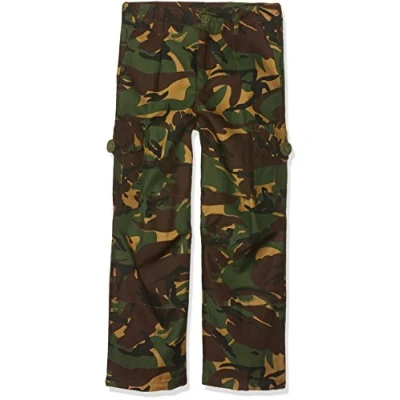Image of Highlander Unisex Children&#039;s Combat Cargo Trousers, Unisex_Child, Trouser, TR021Y BC 04Y, Camouflage, 04
