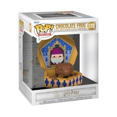 Image of Funko Pop! Deluxe: Harry Potter 6 Chocolate Frog Collectable Vinyl Figure Gift Idea Official Merchandise Toys for Kids &amp; Adults Movies Fans Model Collectors and Display