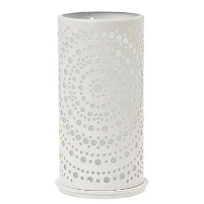 Image of Duni DS42014 Billy Candle Holder White Metal Case of 4, 140 x 65