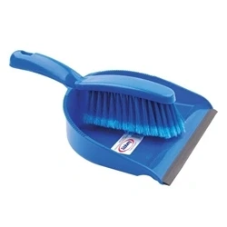 Image of Dustpan and Brush Set Blue 102940BU