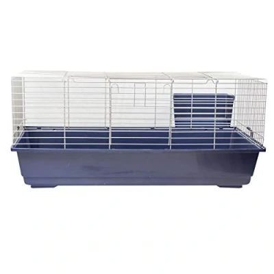 Image of KCT Dark Blue Single Level Indoor Pet Cage Rabbit Animal Guinea Pig 100cm