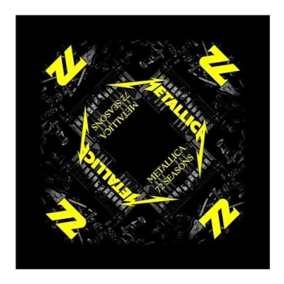 Image of Razamataz Metallica 72 Seasons Bandana Black 54x56cm