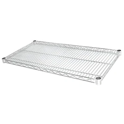 Image of Wire Shelves 915x 457mm 915(w) x 457(d)mm. Pack quantity: 2. Includes 8 pairs of shelf clips.