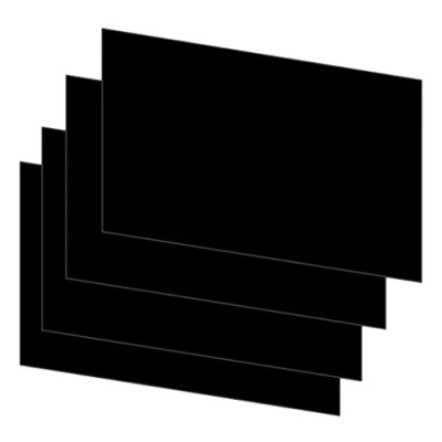 Image of House of Card &amp; Paper A3 160 GSM Black (Pack 25 Sheets)