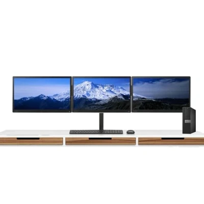 Image of Dell Triple Monitor Trading Setup FAST Optiplex 5040 SFF PC, Intel Core i5 6th Gen, 16GB DDR4 RAM, 512GB SSD, 150Mbps WiFi, Windows 11 Pro, GT 710 1GB Graphics Card, 3x 1080p Monitors (Renewed)