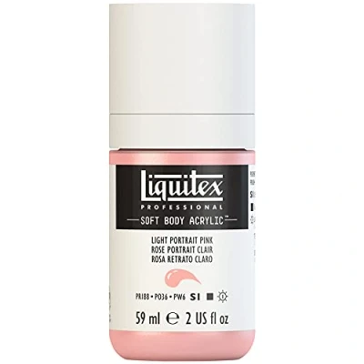 Image of Liquitex Acrylic Paint, Portrait Pink Light, 59 ml (Pack of 1)