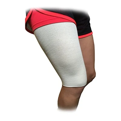 Image of Steroplast 1 METRE OF STEROGRIP PROFESSIONAL ELASTIC TUBULAR SUPPORT LARGE THIGH XL KNEE WHITE SIZE G UNSTRETCHED BANDAGE CIRCUMFERENCE 24CM