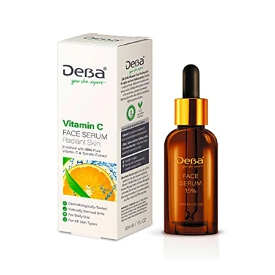 Image of Facial Serum with 15% Pure Vitamin C and Tomato Extract 1 x 30 ml