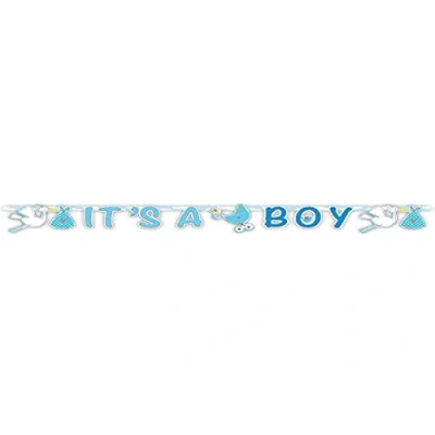 Image of Folat 63632 Birth Letter Banner It’s a boy, Multi Colors