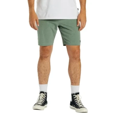 Image of Billabong Crossfire MID Submersible Shorts, Men&#039;s, Size: 32, Green