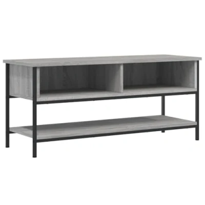 Image of vidaXL TV Cabinet Unit Sideboard Media Console Grey Sonoma Engineered Wood