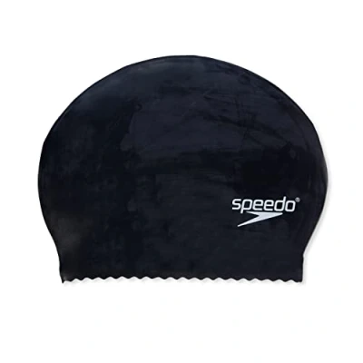 Image of Speedo Unisex Swim Cap Latex Black One Size