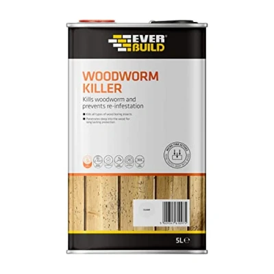 Image of Everbuild Woodworm Killer 5 litre EVBLJWORM05