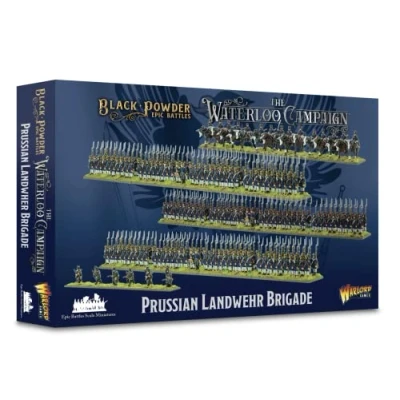 Image of Warlord Games, Black Powder Epic Battles Waterloo: Prussian Landwehr Brigade