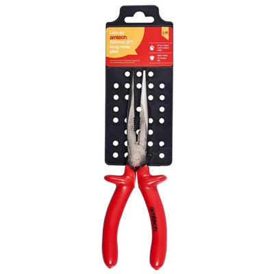 Image of Amtech B0425 200mm (8&quot;) Long Nose Plier with Slip Guard Handle,