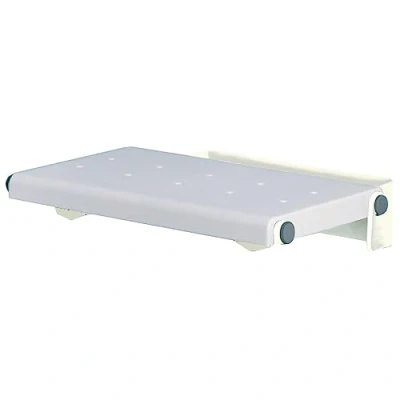 Image of Wall mounted fold down compact shower seat folding chair