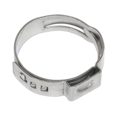 Image of Sealey O Clip Single Ear Ø20.2 22.8mm Pack of 25