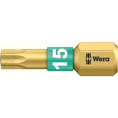 Image of Wera 05134375001 15 x 25 mm 867/1 Torx BDC SB 1 TX Bits Silver