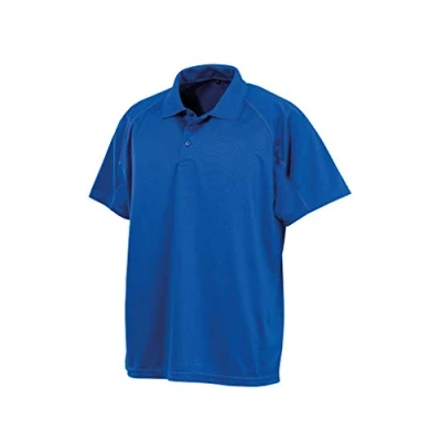 Image of Spiro Impact Performance Aircool Polo Shirt Unisex (L) Royal Blue