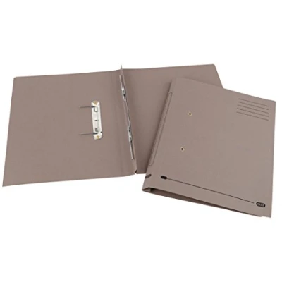Image of Elba Spirosort Transfer Spring File Recycled 315gsm 35mm Foolscap Buff Ref 30612 [Pack of 25]