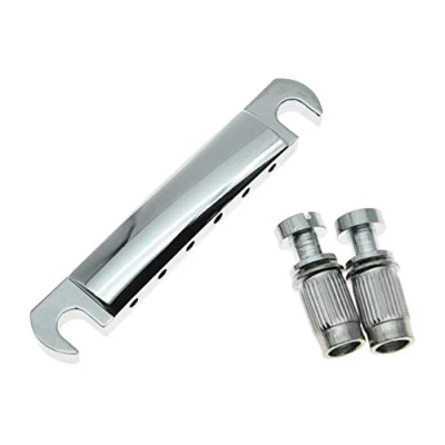Image of LP Style Guitar Tune o Matic Tailpiece Stop Bar for Les Paul SG Chrome