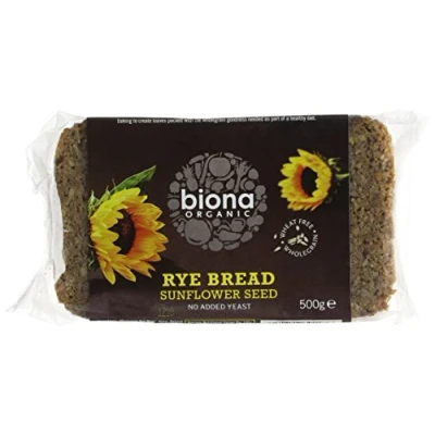 Image of Biona Organic Rye and Sunflower Seed Bread, 500g