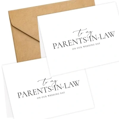 Image of LADY&amp;HOME to My Parents in law on Wedding Day Card,Wedding Card law,Thank (A1:Parents law)