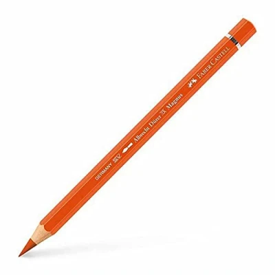 Image of Faber Castell watercolour pencil Albrecht Dürer Magnus 115 Dark Cadmium Orange