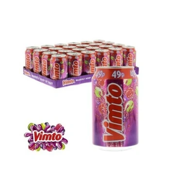 Image of Vimto Fizzy Drinks 24 x 330ml Cans