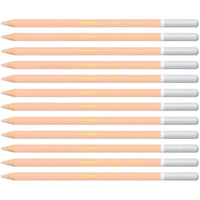 Image of Chalk Pastel Pencil STABILO CarbOthello Pack of 12 Apricot