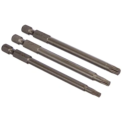 Image of Bosch 2609255972 89mm Torx Screwdriver Bit Set with Standard Quality (3 Pieces)