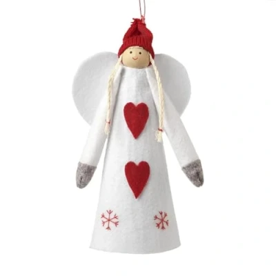 Image of Heaven Sends Felt Angel Christmas Tree Topper