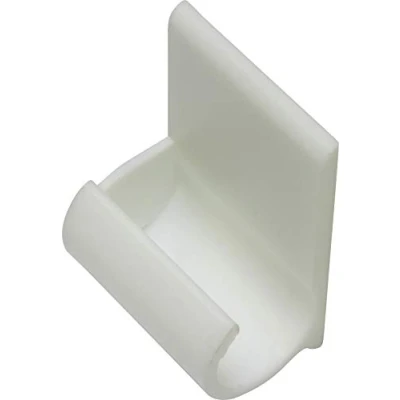 Image of Gardinia Adhesive hooks for curtain rods, diameter, white, ABS, Ø 11+12 mm