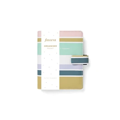 Image of Filofax Pocket Good Vibes Organiser Stripes