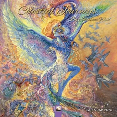 Image of Celestial Journeys by Josephine Wall Calendar 2026 (Art Calendar)