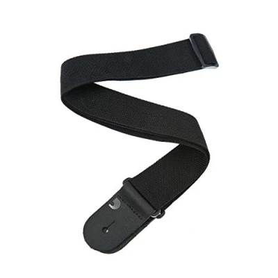Image of D&#039;Addario Accessories Guitar Strap Electric Strap, Acoustic &amp; Bass Polypropylene Black