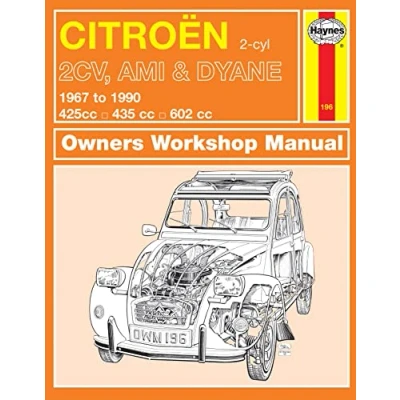 Image of Citroen 2CV, Ami &amp; Dyane (67 90) Haynes Repair Manual