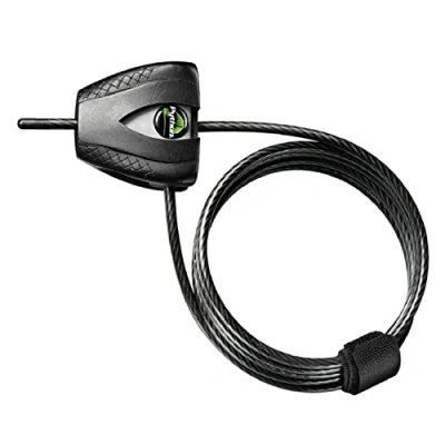 Image of Master Lock Unisex Adult Python Security Cable With Key, Black, 5 Mm EU