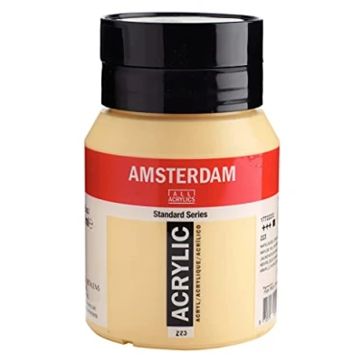 Image of Amsterdam Standard Series Acrylic Jar 500 ml Naples Yellow Deep 223 (17722232)
