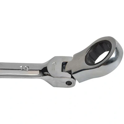 Image of Faithfull Ratchet Combination Spanner Flex Head CV 9mm FAISPARAT9